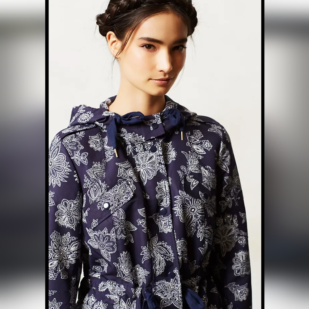 Hei Hei Anthropology Sketchbook Anorak Jacket Women's M